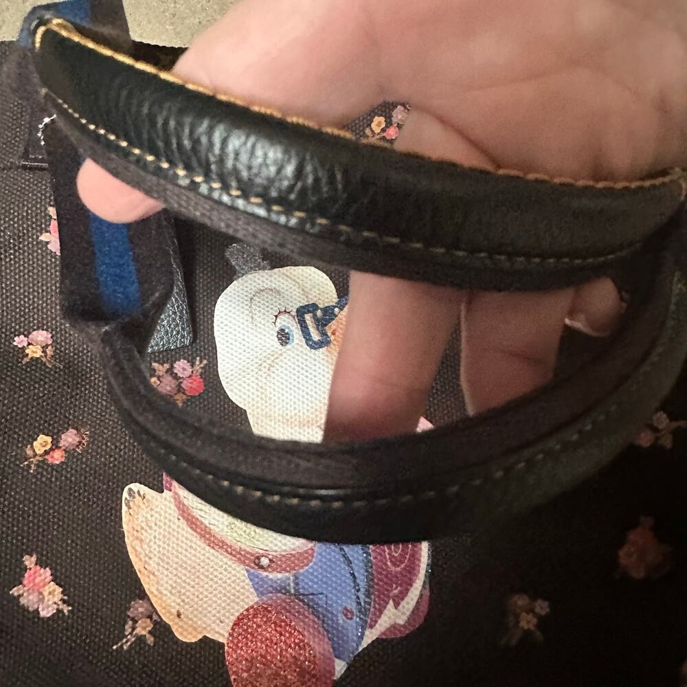 Coach Fisher Price Doodle Duck Canvas Tote Bag Rare - Picture 4 of 13